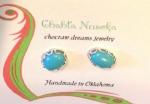 Small Gemstone Post Earrings